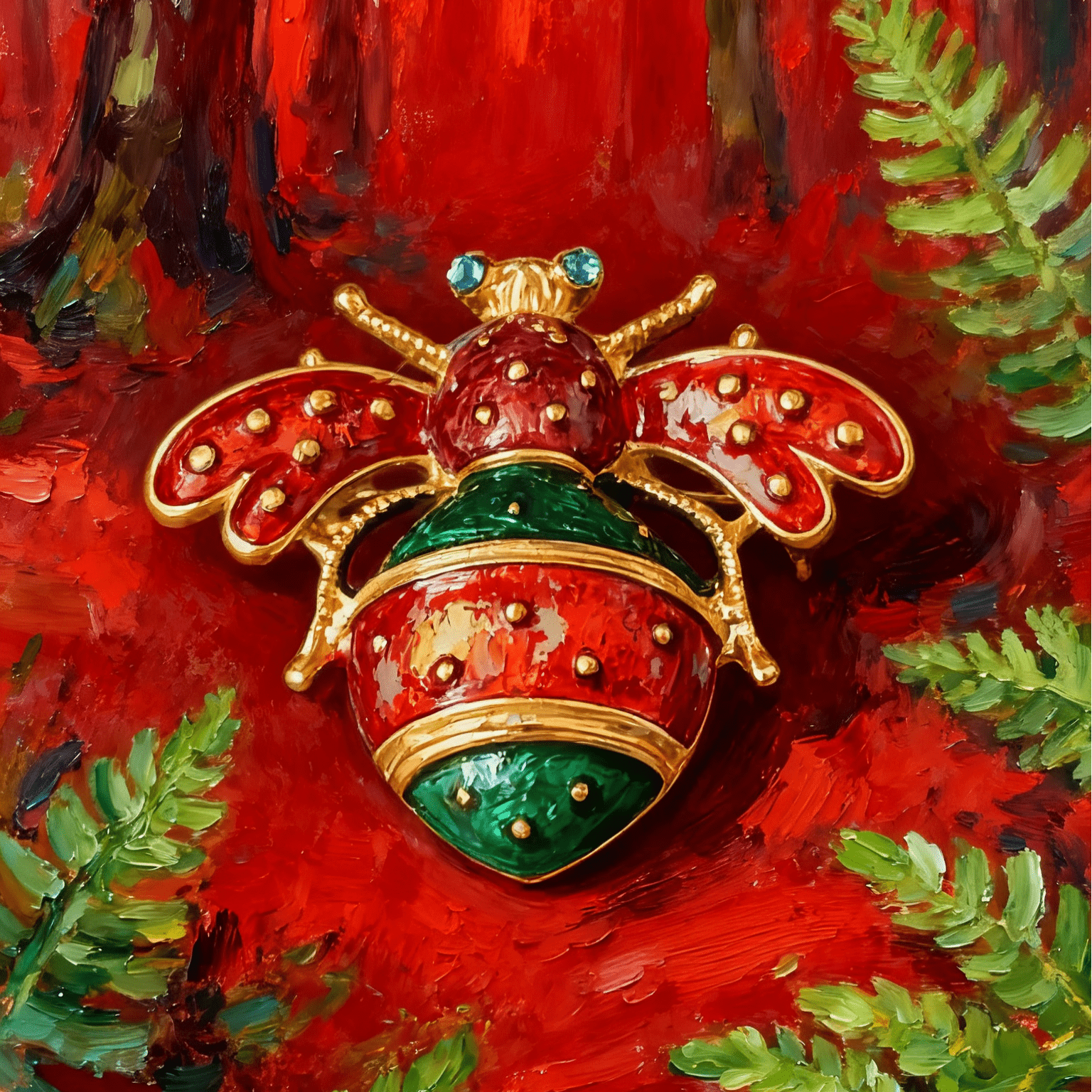 The Carnival Beetle丨brooch - zoominizoo