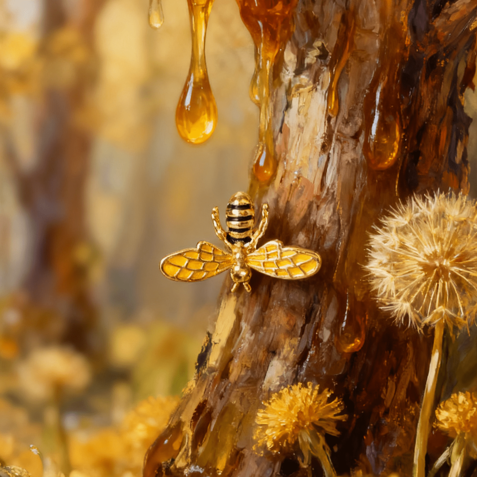 Tiny Sunlit Honey Ranger丨Brooch - zoominizoo